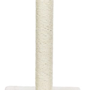 TRIXIE Parla Scratching Post, Durable Sisal Rope, 24.5" Tall, Beige